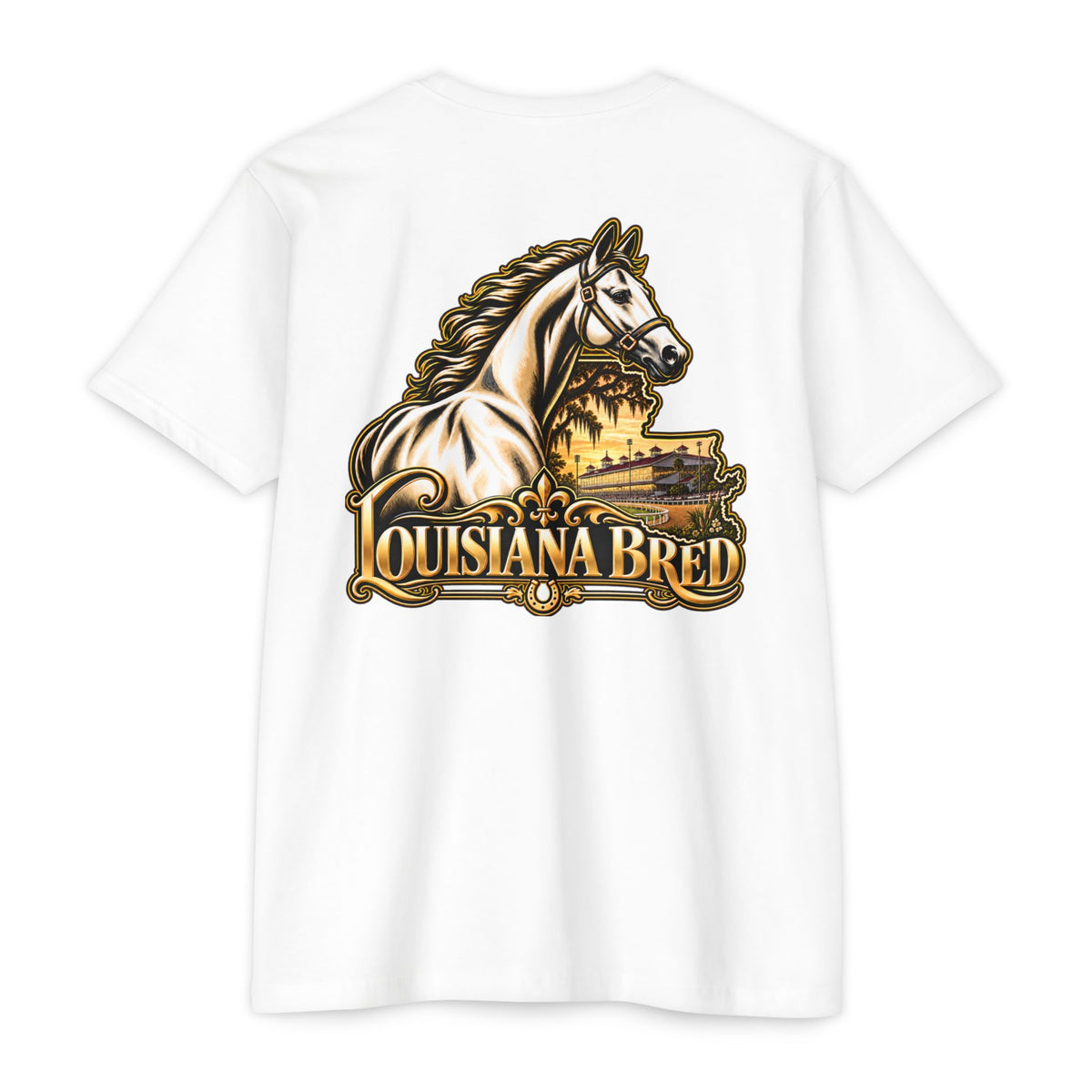 Louisiana Bred T-shirt | Black and Gold