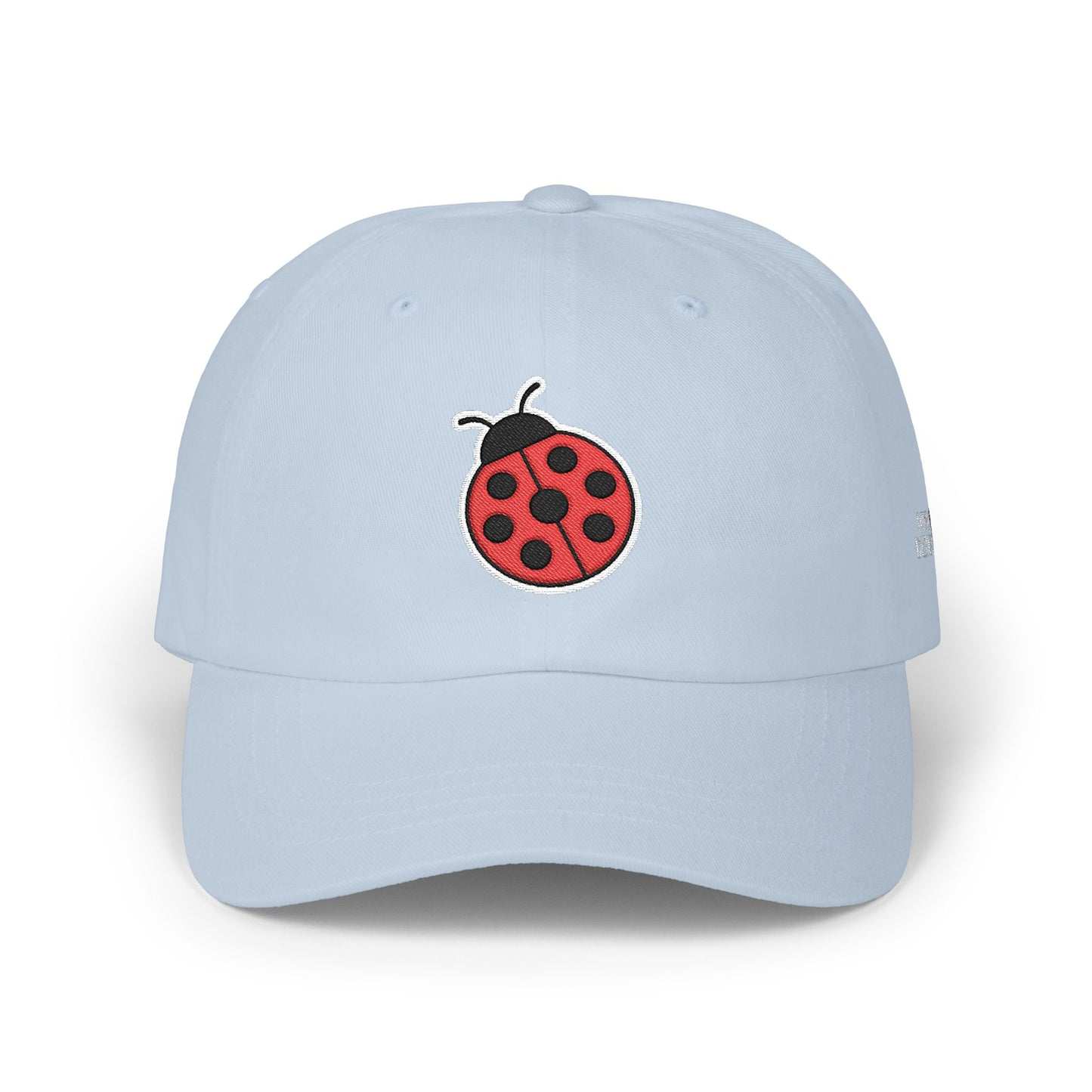 Embroidered Ladybug Patch Baseball Hat —  Mirco Demuro Collection