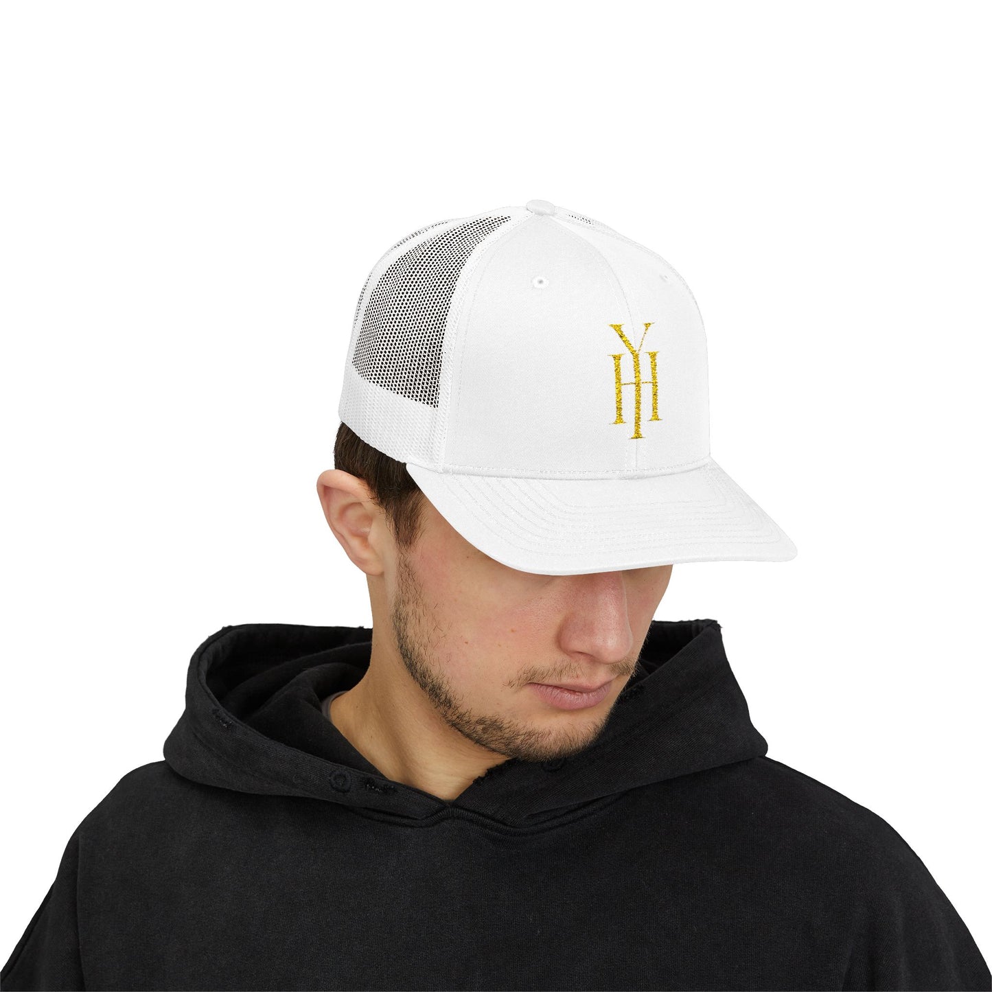 YH Monogram Trucker Cap - Yedsit Hazlewood