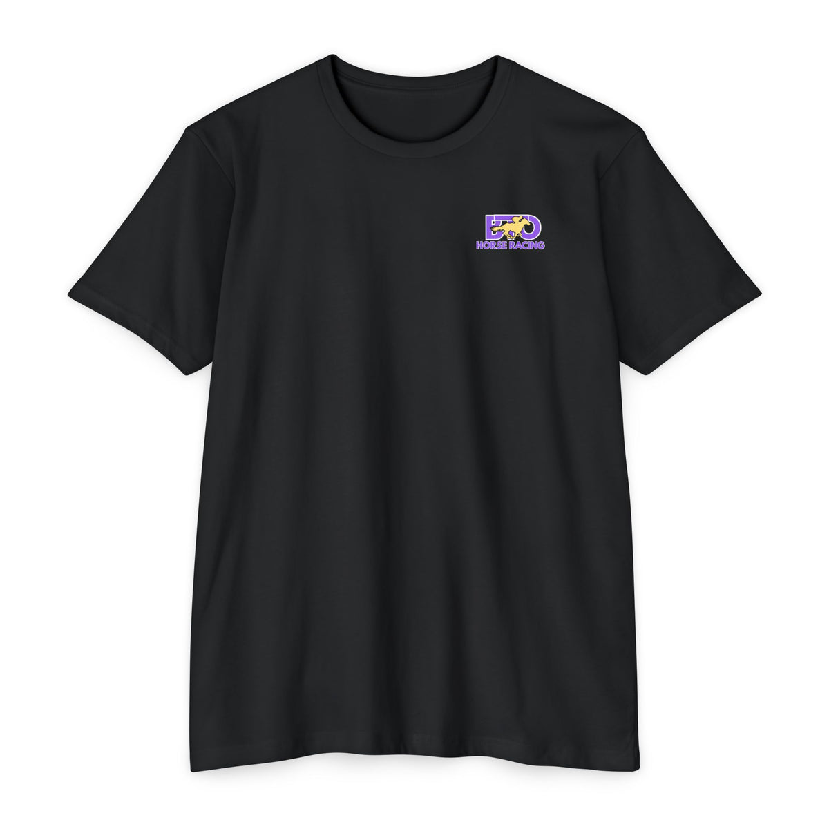 Louisiana Bred T-shirt | Purple and Gold with White State Outline