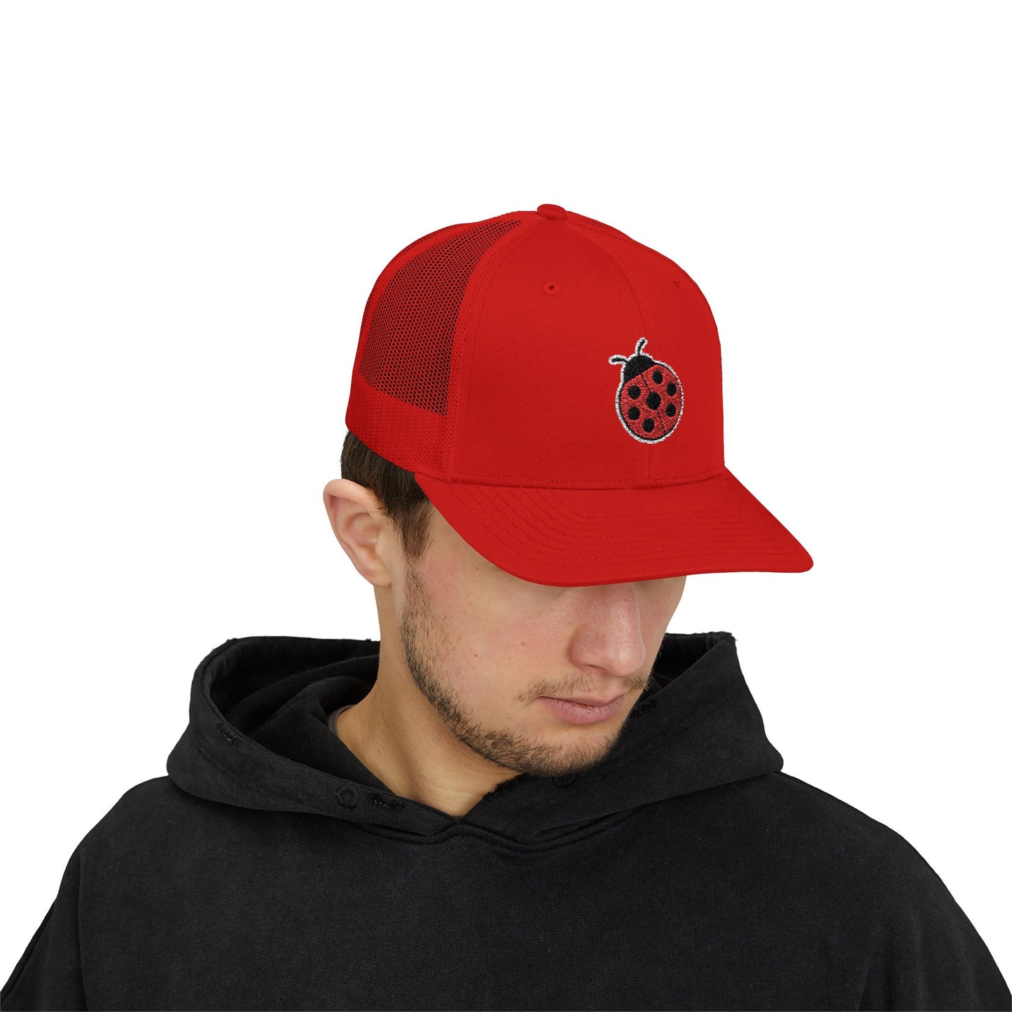 Ladybug Embroidered Trucker Cap - Mirco Demuro Collection