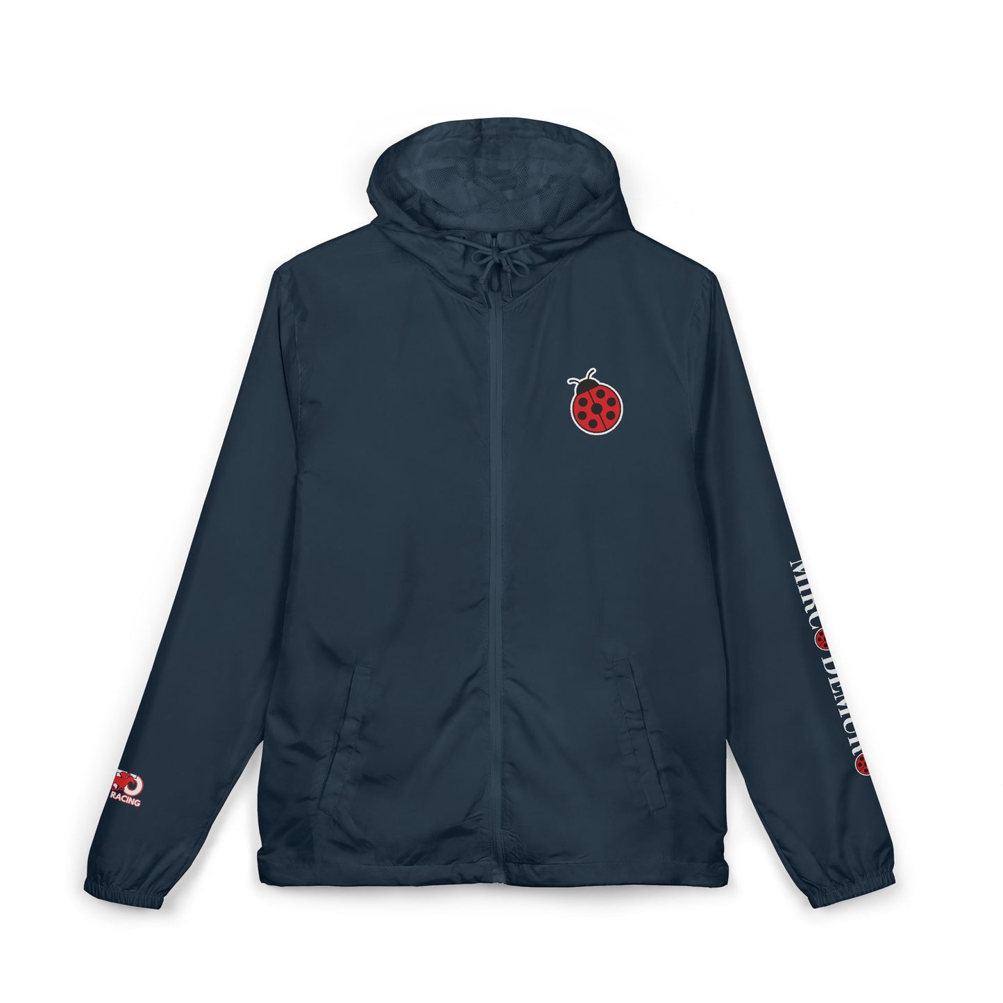 Ladybug Embroidered Windbreaker Jacket - Mirco Demuro Collection
