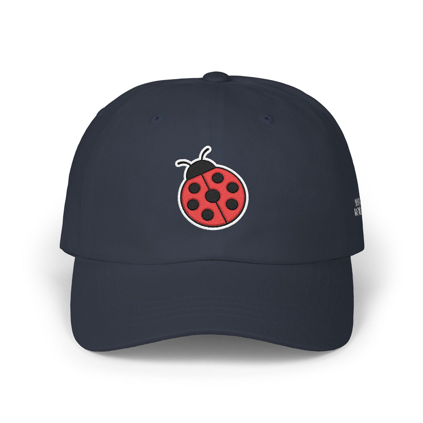 Embroidered Ladybug Patch Baseball Hat —  Mirco Demuro Collection