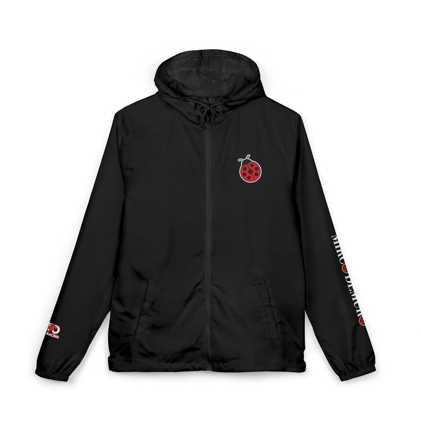 Ladybug Embroidered Windbreaker Jacket - Mirco Demuro Collection