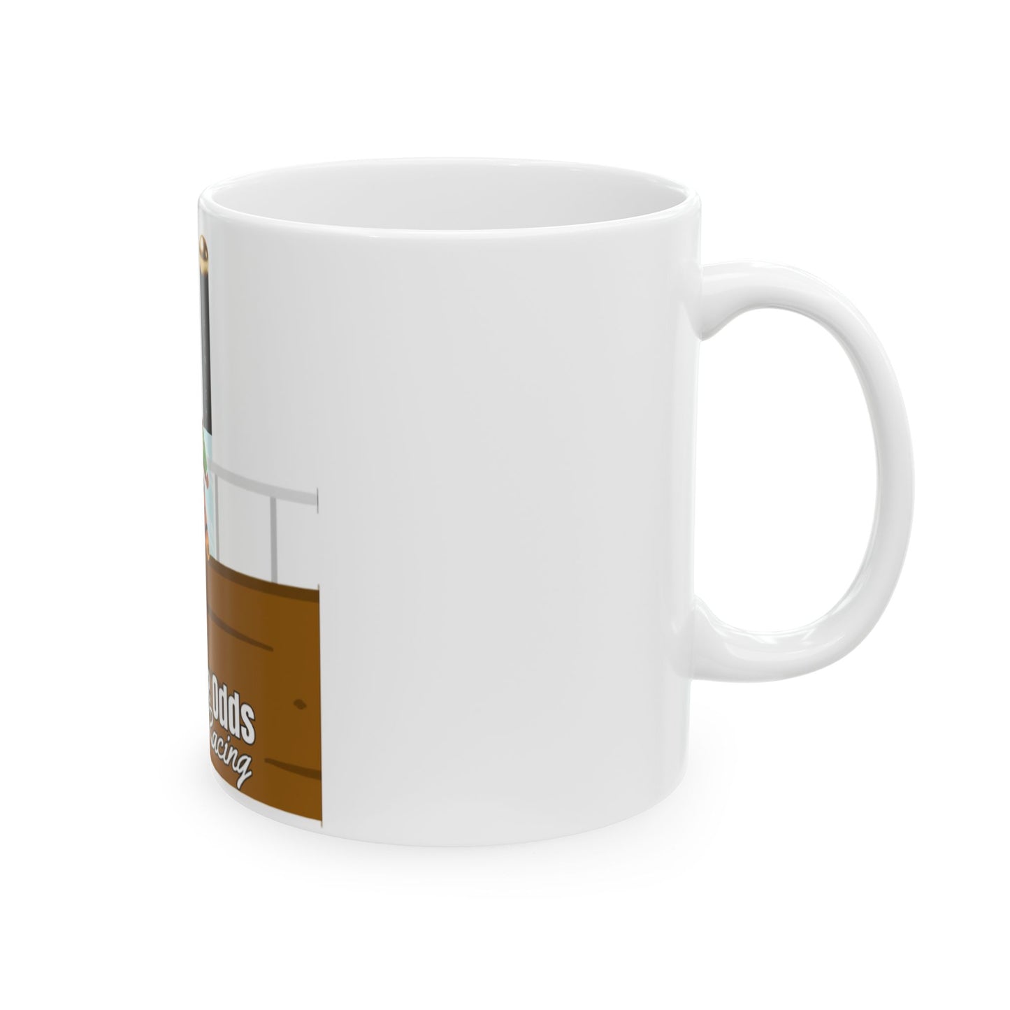 Off To The Races Ceramic Mug, (11oz, 15oz)