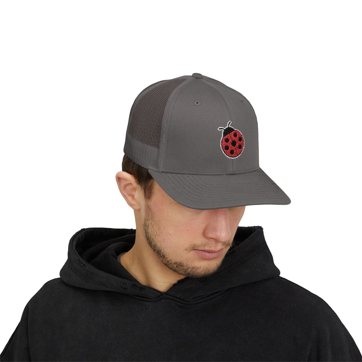 Ladybug Embroidered Trucker Cap - Mirco Demuro Collection