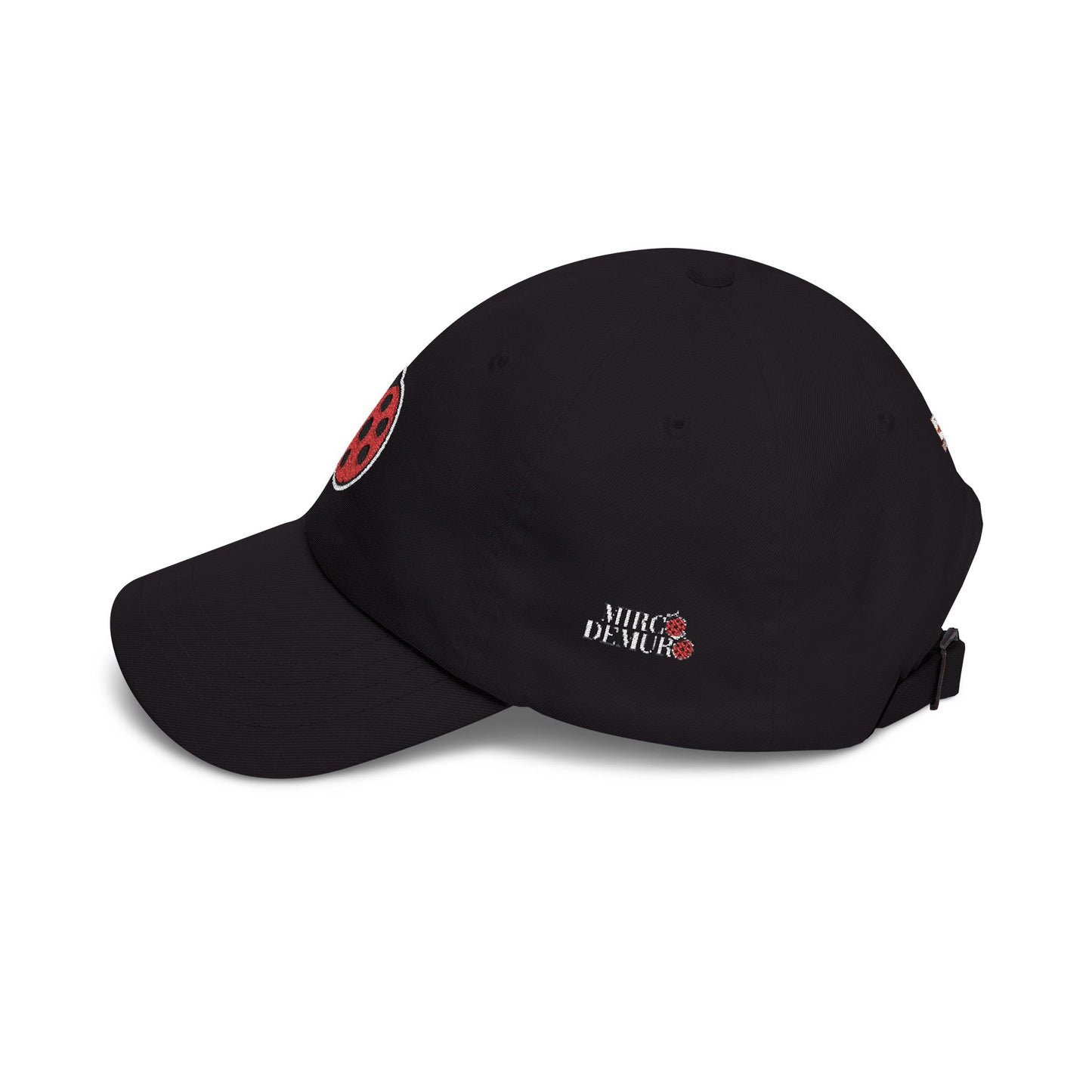Embroidered Ladybug Patch Baseball Hat —  Mirco Demuro Collection