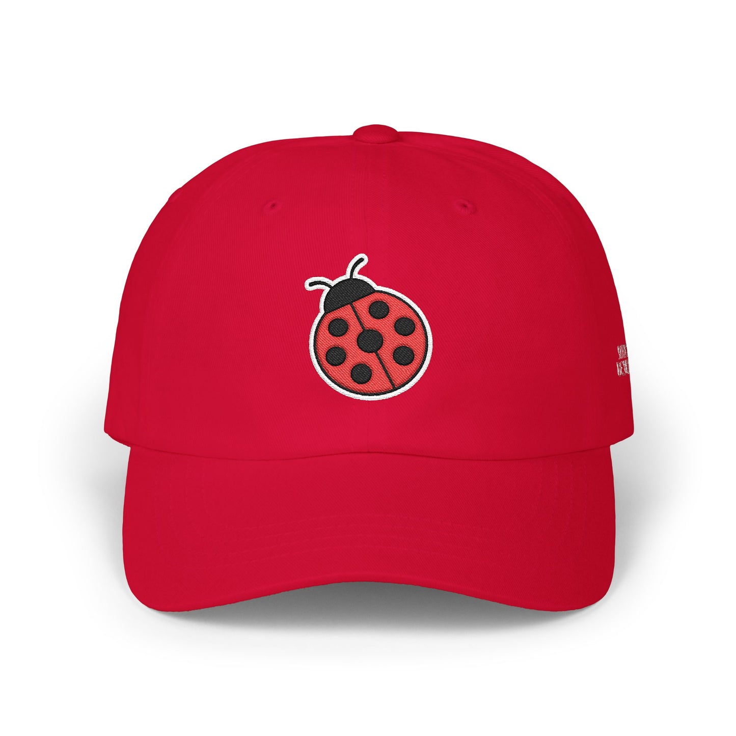 Embroidered Ladybug Patch Baseball Hat —  Mirco Demuro Collection