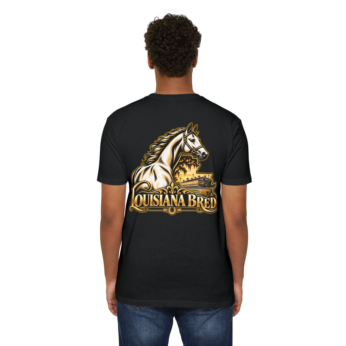 Louisiana Bred T-shirt | Black and Gold
