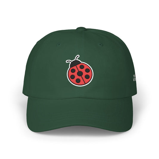 Embroidered Ladybug Patch Baseball Hat —  Mirco Demuro Collection