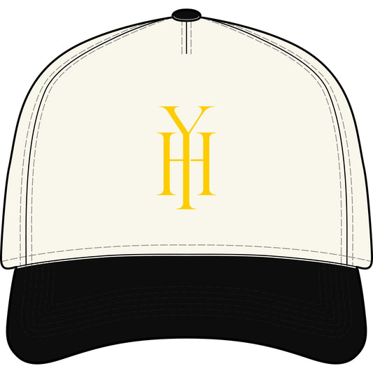 YH Two-Tone Logo Cap — Yesdit Hazlewood Collection