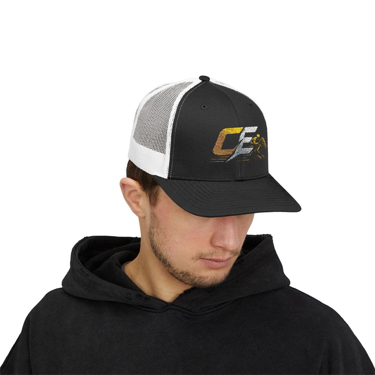 Embroidered CE Trucker Cap – Christopher Elliott Collection