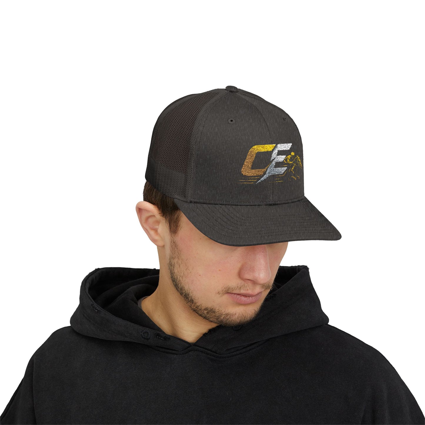 Embroidered CE Trucker Cap – Christopher Elliott Collection
