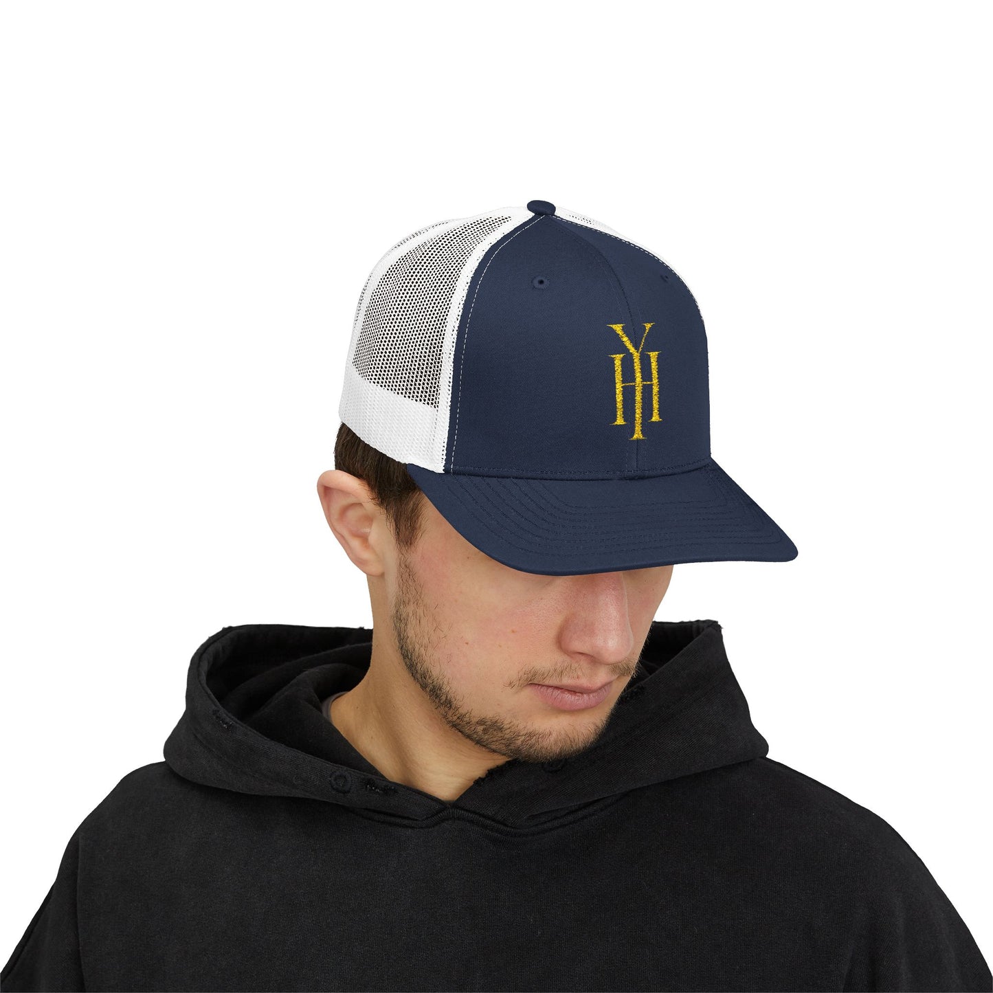 YH Monogram Trucker Cap - Yedsit Hazlewood