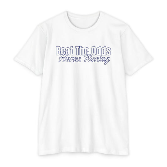 Kentucky Bred T-shirt | White With Blue State Outline