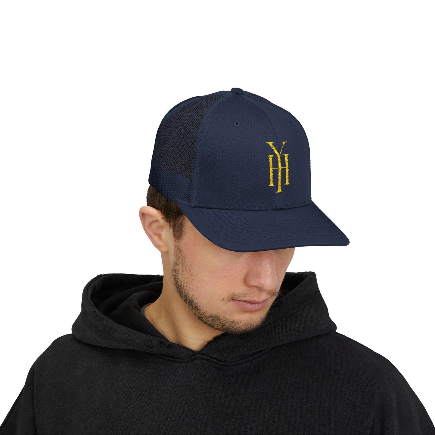 YH Monogram Trucker Cap - Yedsit Hazlewood