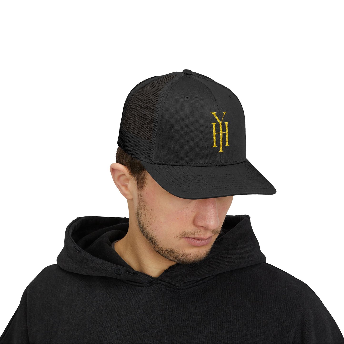 YH Monogram Trucker Cap - Yedsit Hazlewood