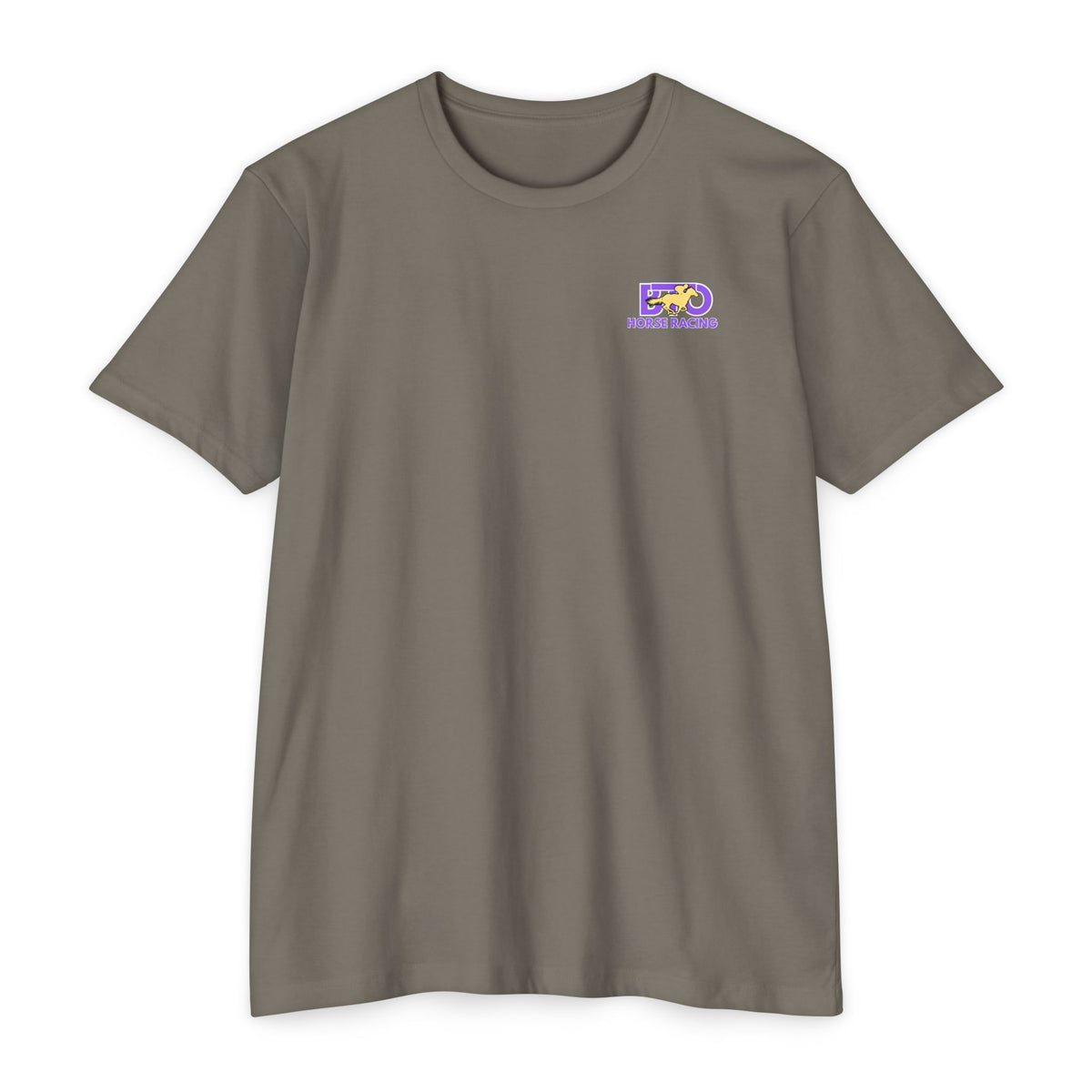 Louisiana Bred T-shirt | Purple and Gold with White State Outline