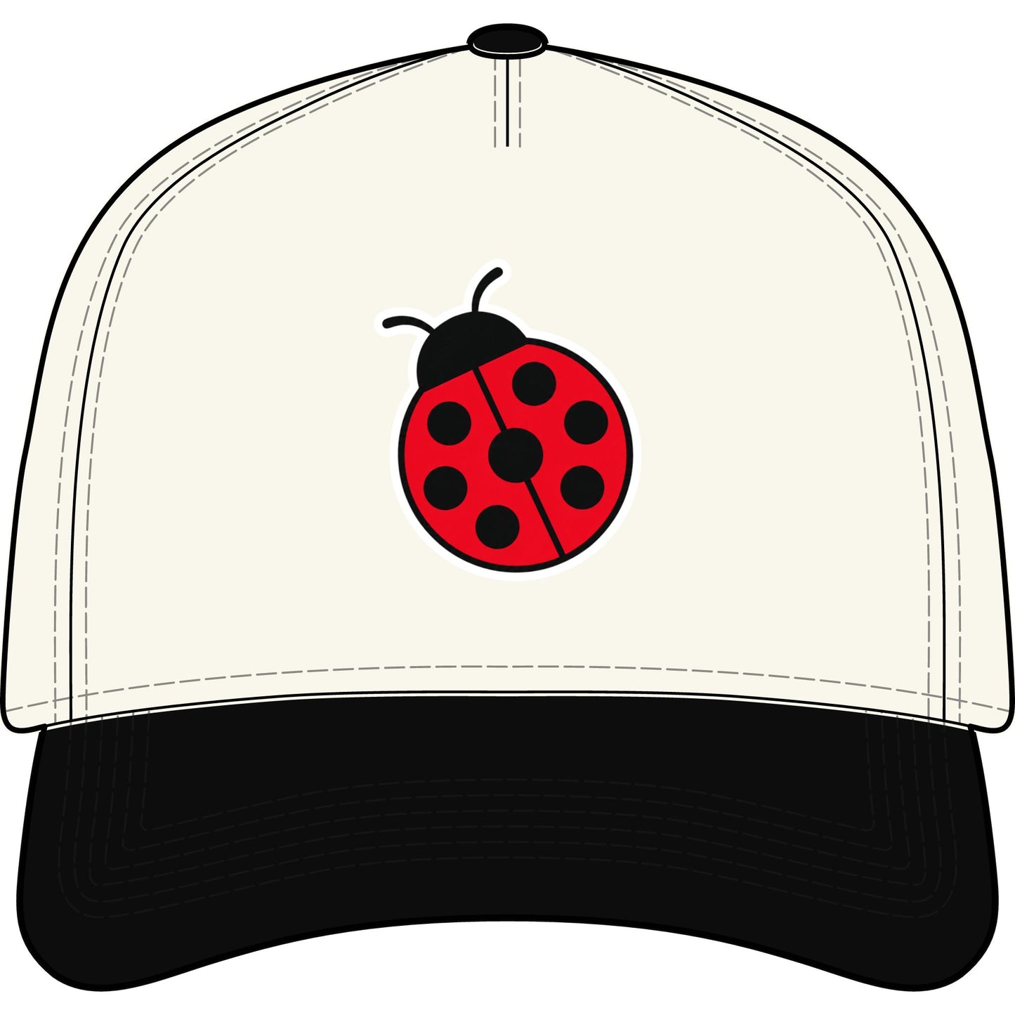 Ladybug Two-Tone Cap — Mirco Demuro Collection