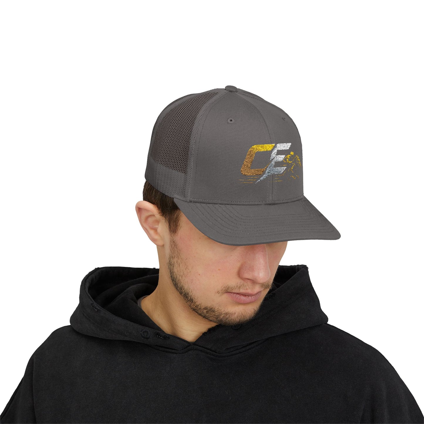 Embroidered CE Trucker Cap – Christopher Elliott Collection