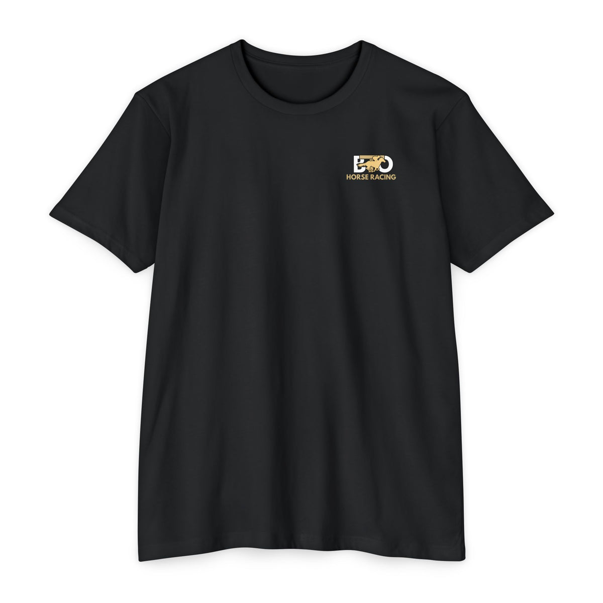 Louisiana Bred T-shirt | Black and Gold with Black State Outline