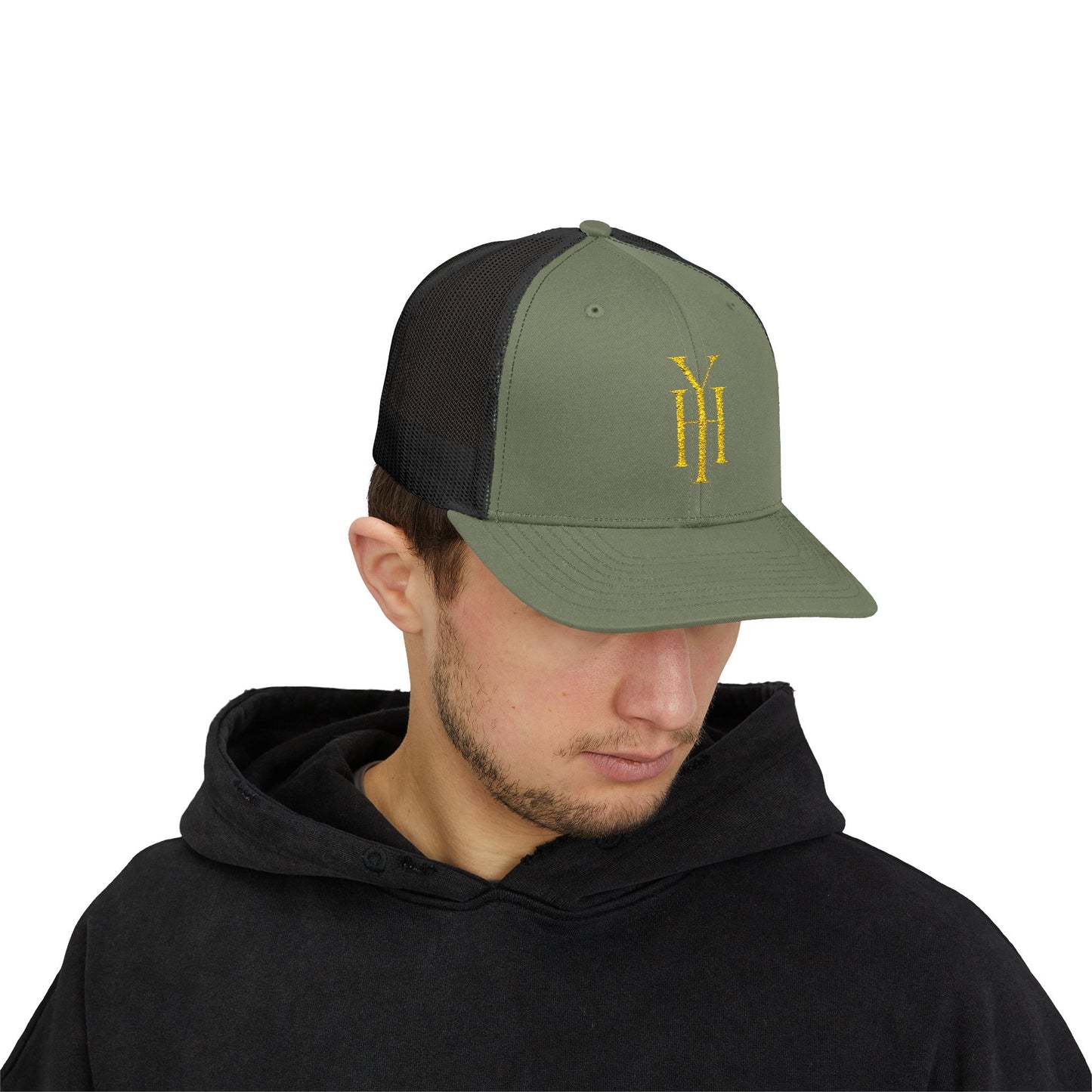 YH Monogram Trucker Cap - Yedsit Hazlewood