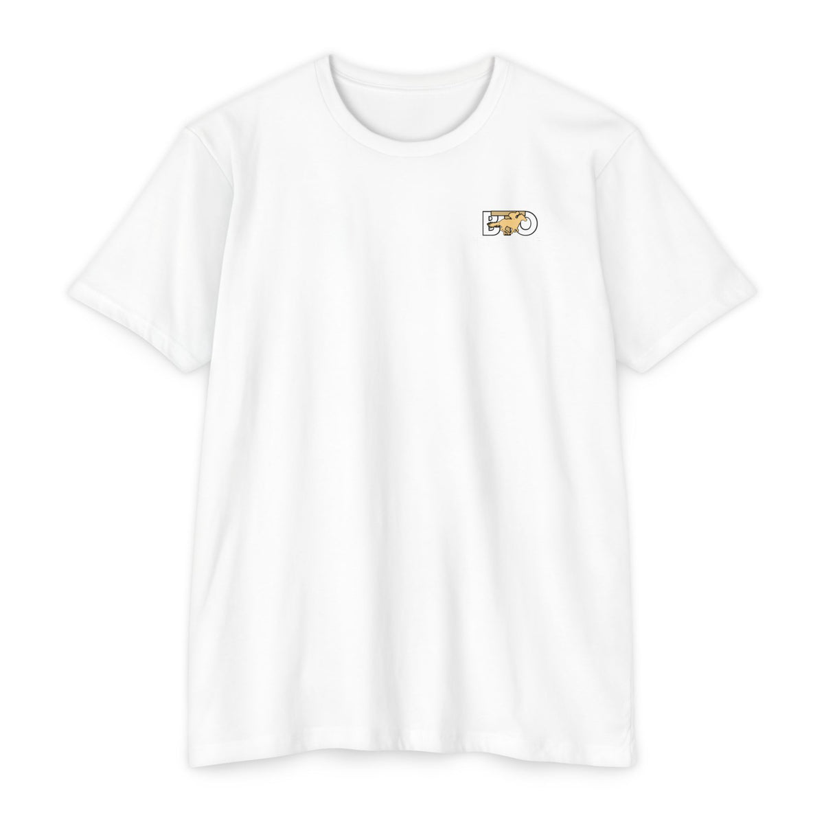 Louisiana Bred T-shirt | Black and Gold with Gold State Outline
