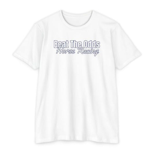 Kentucky Bred T-shirt | White with Blue State Outline